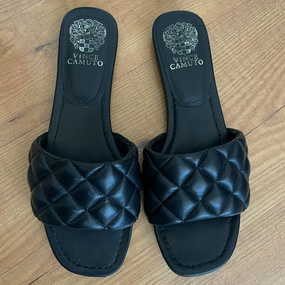 Vince Camuto Black Sandals. Size 8. $30 - Picture 2 of 7
